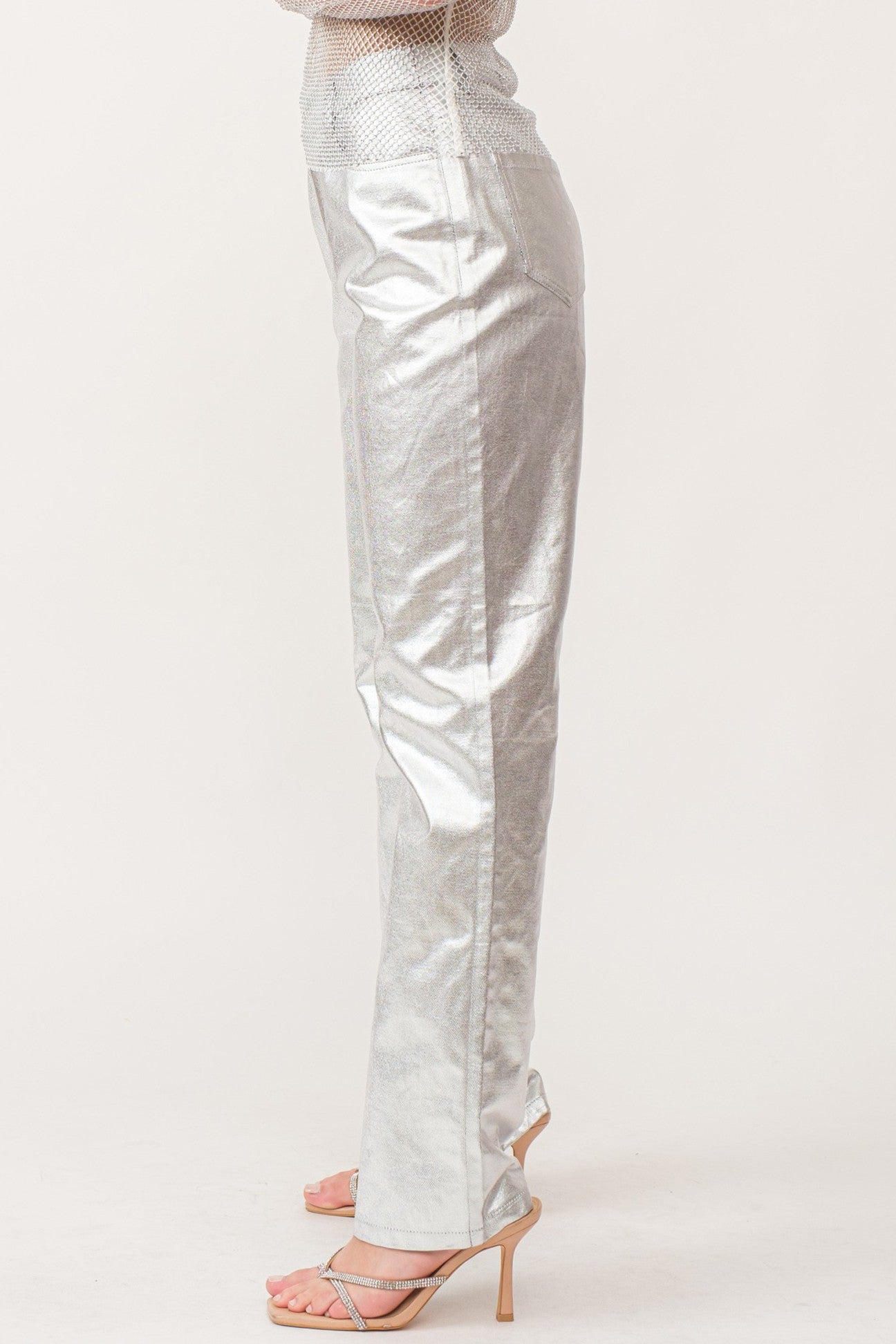 Mirror Ball Metallic Pants