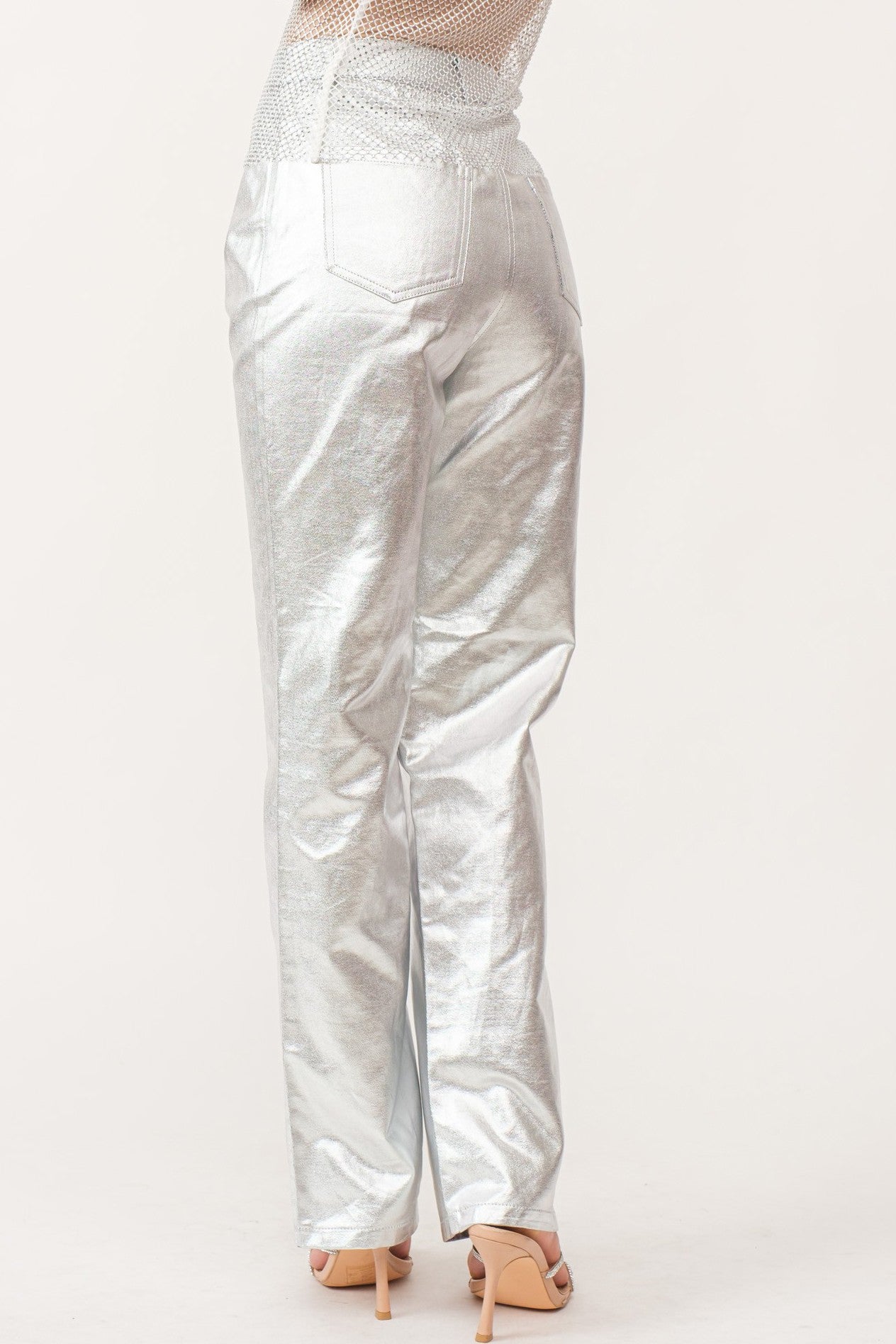 Mirror Ball Metallic Pants