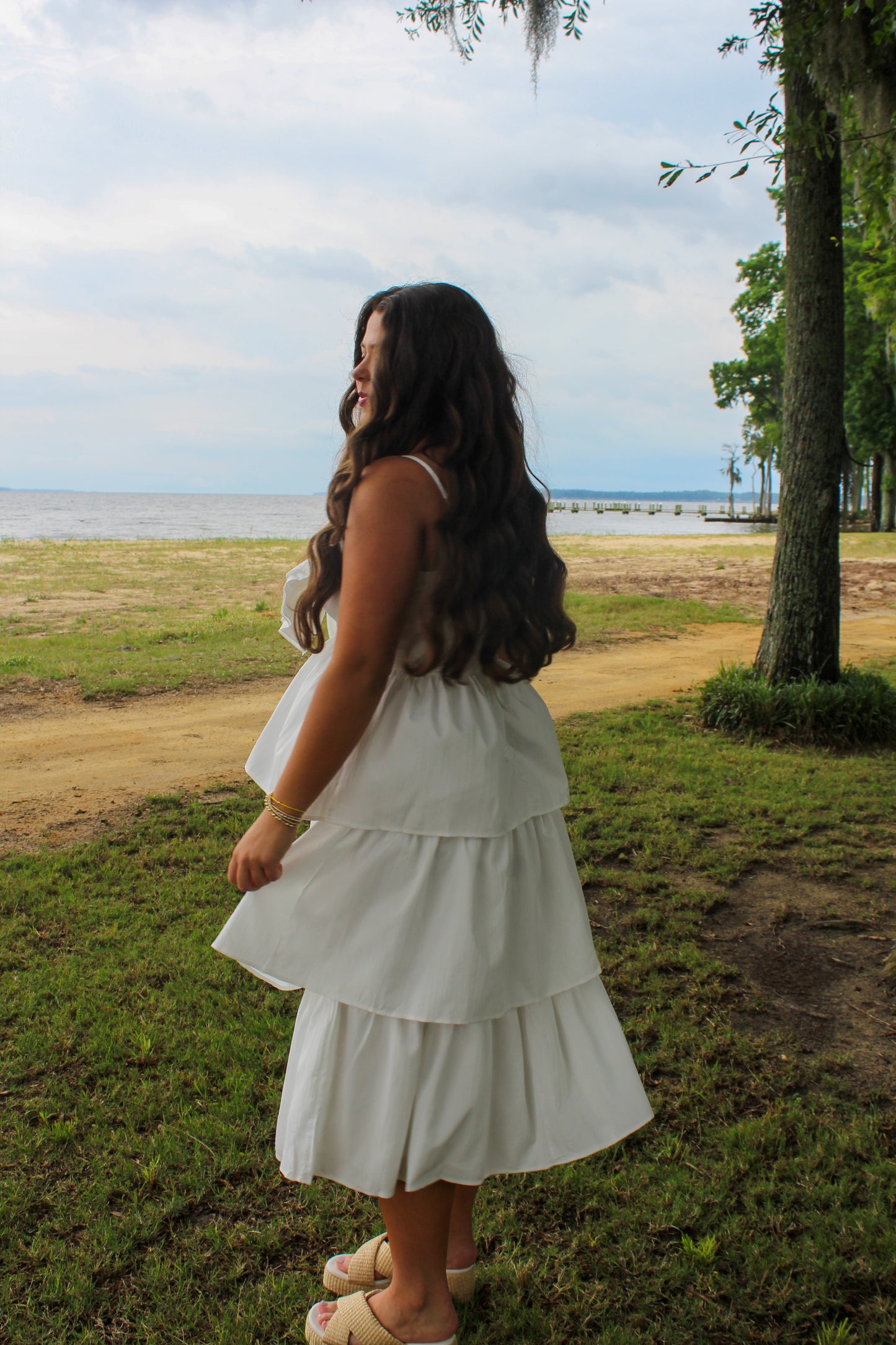 Brielle Bow Midi Dress