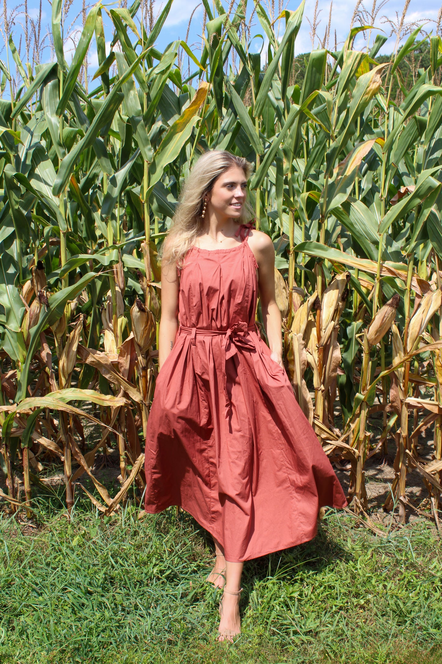 Marsala Maxi Dress