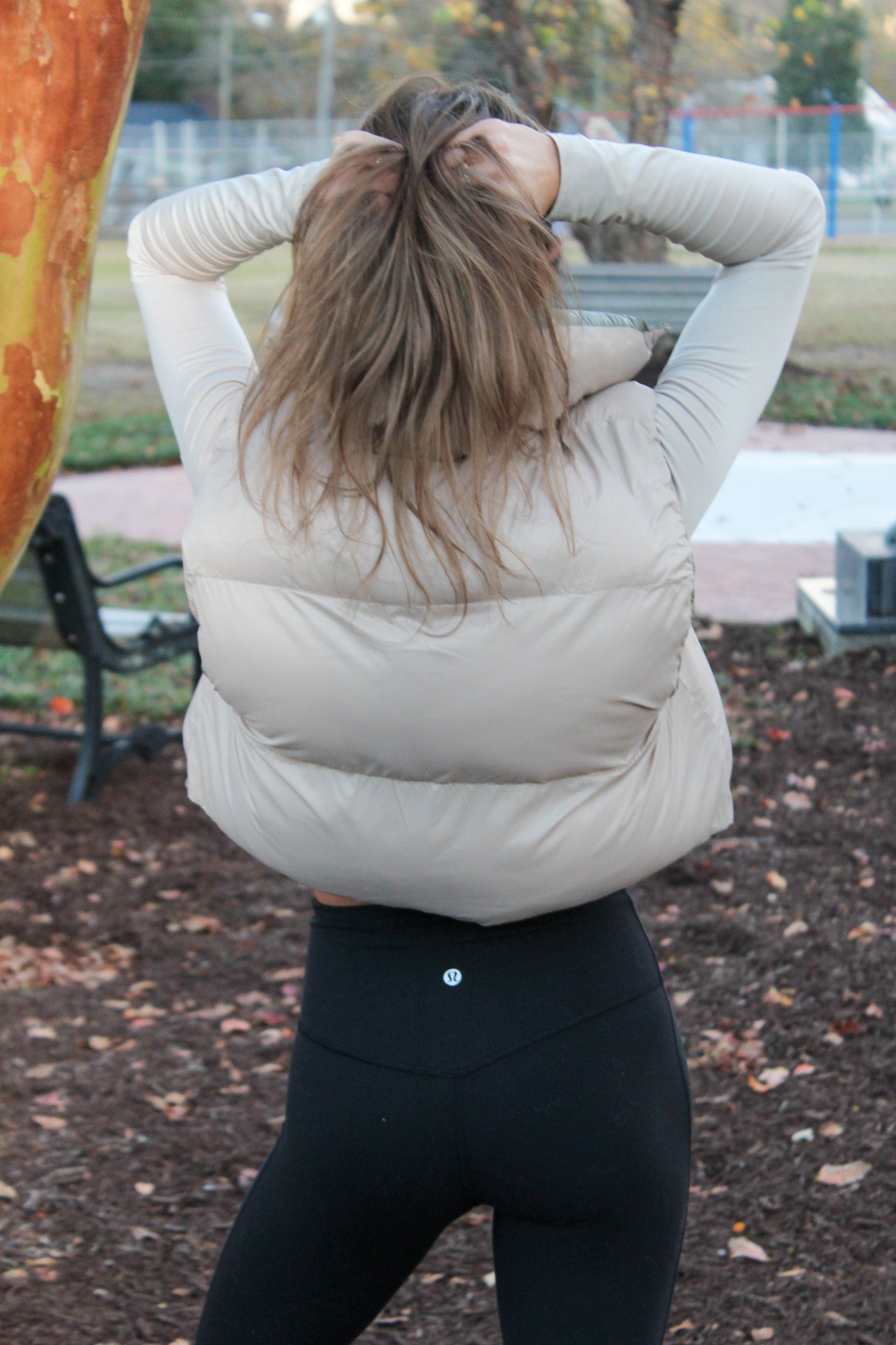 Reversible Cropped Puffer Vest