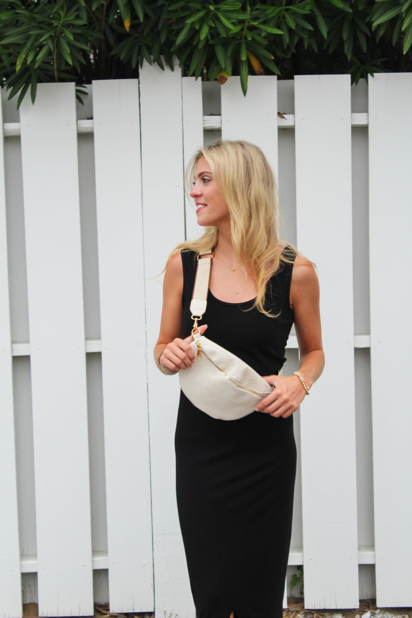 Black Reversible Midi Dress
