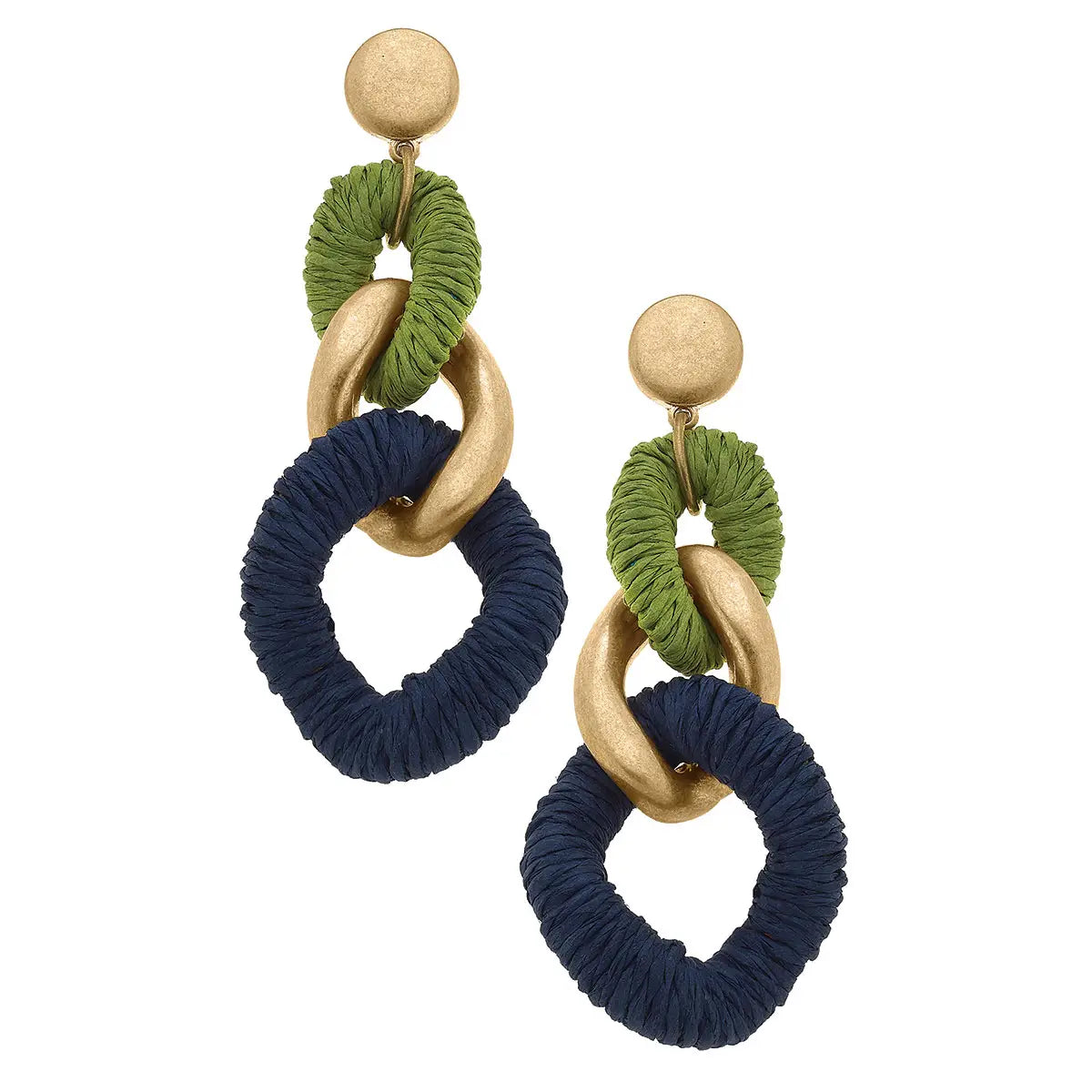 Raffia Statement Earrings