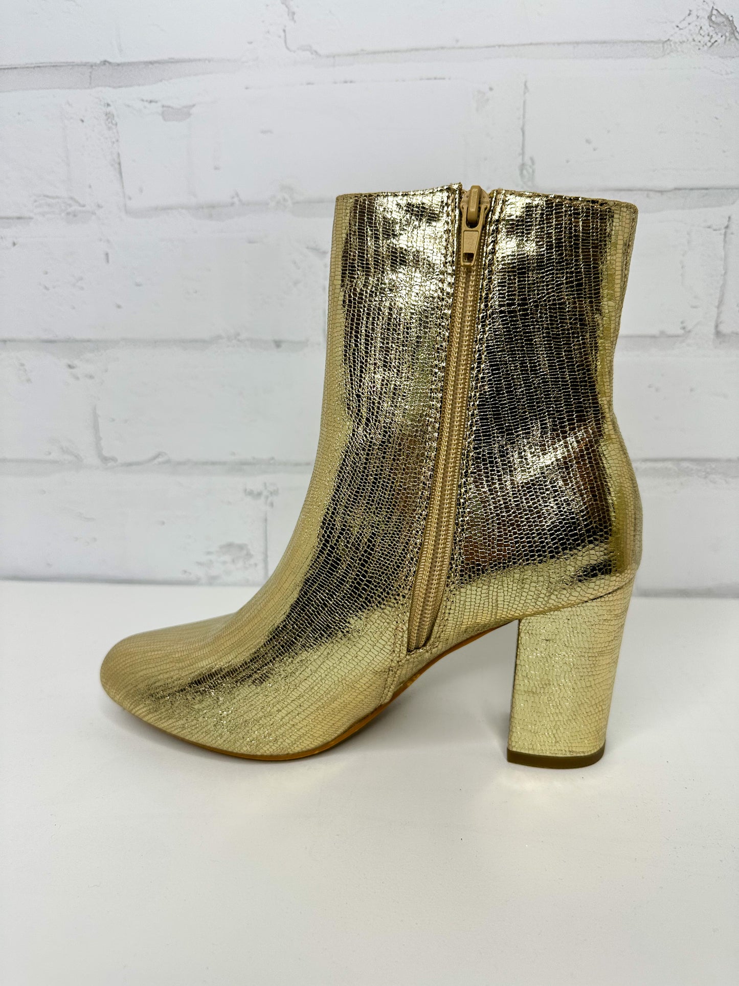 Golden Glitz Bootie