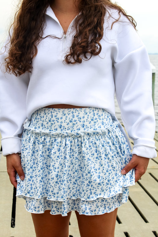 Fancy in Floral Active Skort